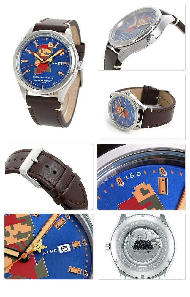 dショッピング |セイコー スーパーマリオ メンズ 腕時計 自動巻き 