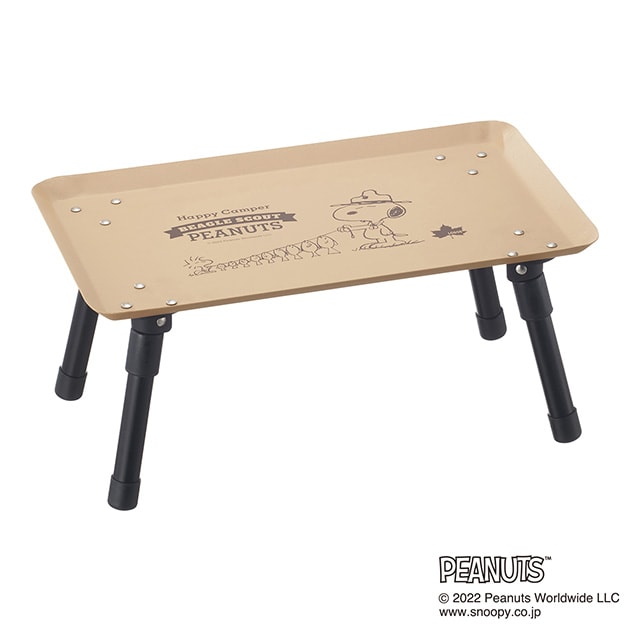 LOGOS ロゴス SNOOPY スタックカラーテーブル-BB  スヌーピー 折りたたみ テーブル アウトドア ミニテーブル 小さめ コンパクト スタック 積み重ね おしゃれ  