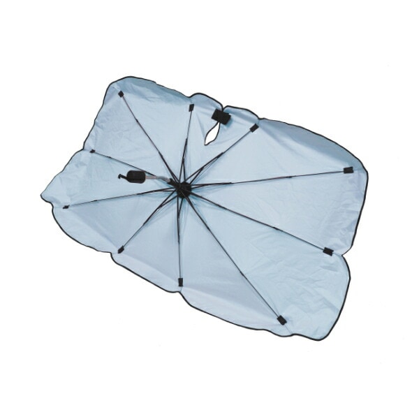 折り畳み 傘型 サンシェード ブルー Lサイズ カー用品 車関連