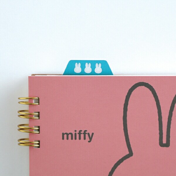 ミッフィー miffy リングノート用下敷き（スクエア) 文房具 ピンク 日本製