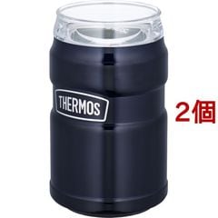 サーモス アウトドア 保冷缶ホルダー０．３５Ｌ用 ミッドナイトブルー ＲＯＤ－００２ ＭＤＢ （２個セット）