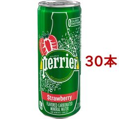 ペリエ ストロベリー 無果汁・炭酸水 缶 （２５０ｍｌ＊３０本入）