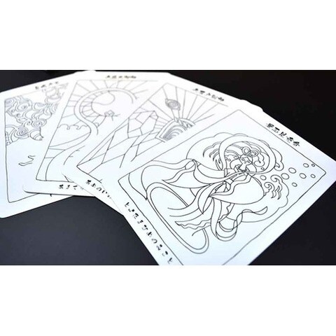 dショッピング |日本の神様カード ぬり絵 （３３枚） | カテゴリ 
