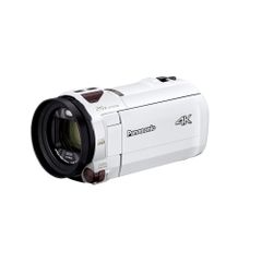 パナソニック(家電) 4K AIR ビデオカメラ 64GB 光学20倍ズーム 5軸ハイブリット手ブレ補正 ピュアホワイト HC-VX992MS-W