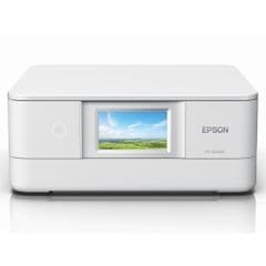 エプソン A4カラーインクジェット複合機/Colorio/6色/無線LAN/Wi-Fi Direct/両面/4.3型ワイドタッチパネル/ホワイト EP-883AW