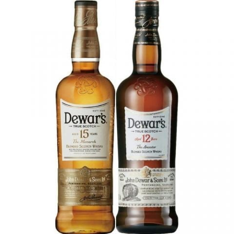 【送料込み】デュワーズ 15年＆12年 セット 40度 ウイスキー