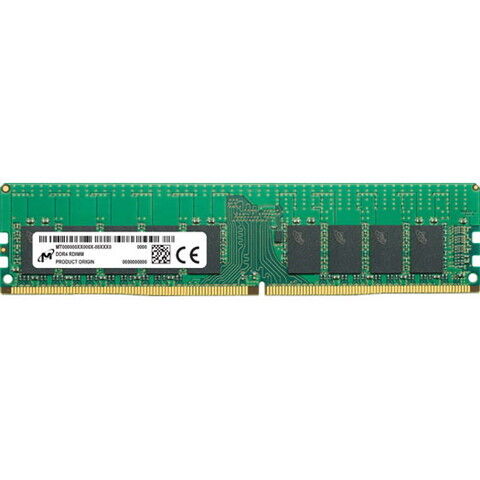 Micron（マイクロン） DDR4 RDIMM 32GB 2Rx8 3200 CL22 (16Gbit) ECC Registered サーバーメモリー  MTA18ASF4G72PDZ-3G2E1 【返品種別B】 増設メモリ