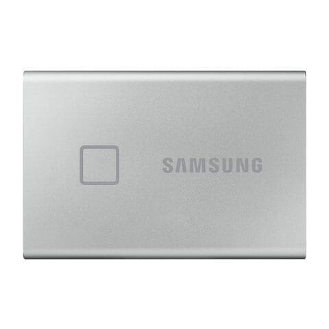 サムスン USB3.2 Gen.2対応 ポータブルSSD 1.0TB（シルバー）【指紋認証機能】 Portable SSD T7 Touchシリーズ MU-PC1T0S/IT 【返品種別B】 ストレージ