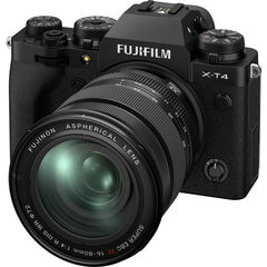 富士フイルム ミラーレス一眼カメラ「FUJIFILM X-T4」レンズキット（ブラック） FX-T4LK-1680-B 【返品種別A】