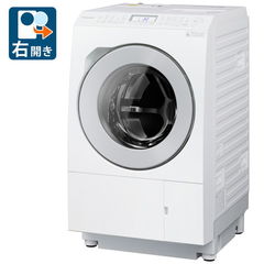【設置無料 Aエリア】パナソニック 12.0kg ドラム式洗濯乾燥機【右開き】マットホワイト Panasonic LXシリーズ NA-LX127AR-W 【返品種別A】