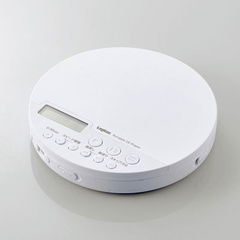 エレコム Bluetooth対応 ポータブルCDプレーヤー（ホワイト） ELECOM LCP-PAP02BWH 【返品種別A】