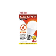 東芝 LED電球 一般電球形 810lm（電球色相当） TOSHIBA LDA7L-G/K60V1 【返品種別A】