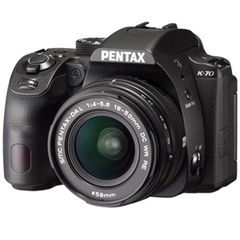 ペンタックス デジタル一眼レフカメラ「PENTAX K-70」 18-50RE レンズキット（ブラック） K-70-18-50RE-BK 【返品種別A】