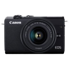 キヤノン ミラーレス一眼カメラ「EOS M200」レンズキット（ブラック） EOSM200BK1545ISSTMLK 【返品種別A】