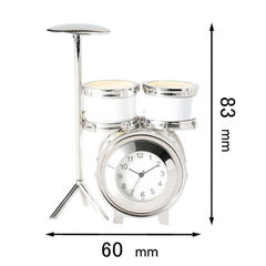 ミニチュアクロック Miniature Clock Collection ドラム ホワイト C3206-WH 【返品種別A】