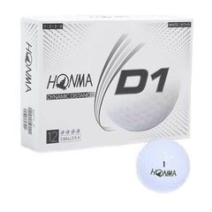 本間ゴルフ ゴルフボール HONMA D1ボール（2020年モデル）1ダース 12個入り(ホワイト) ローナンバー D1 2020 model HONMA-BT2001L WH 【返品種別A】