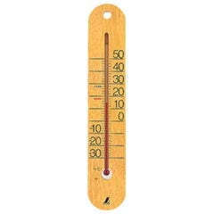 シンワ測定 温度計 木製 M-023 48481 【返品種別A】