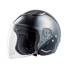 セプトゥー セミジェットヘルメット（ブラックメタリック・サイズ：フリー） CEPTOO GC-7 GC-7-BK 【返品種別B】