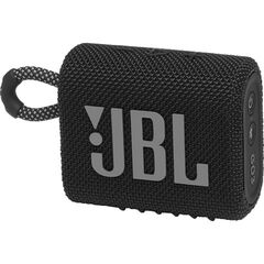 JBL 防水対応ポータブルBluetoothスピーカー(ブラック) JBL GO 3 JBLGO3BLK 【返品種別A】