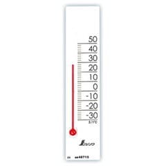 シンワ測定 温度計 プチサーモ スクエア たて 13.5cm マグネット付 ホワイト 48715 【返品種別A】