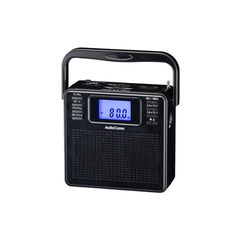オーム CDラジオ（ブラック） AudioComm OHM RCR-500Z-K 【返品種別A】