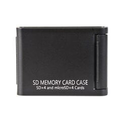 ケンコー SDメモリーカードケース 4枚収納タイプ（ブラック） AS SD4 BK 【返品種別A】