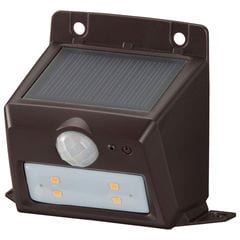 オーム ソーラー式LEDセンサーライト OHM monban LS-S108PN4-T 【返品種別A】
