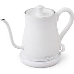 アイリスオーヤマ 電気ケトル 0.6L ホワイト IRIS OHYAMA Drip kettle IKE-C600-W 【返品種別A】