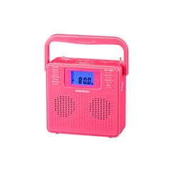 オーム CDラジオ（ピンク） AudioComm OHM RCR-500Z-P 【返品種別A】