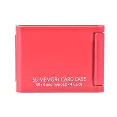 ケンコー SDメモリーカードケース 4枚収納タイプ（レッド） AS SD4 RE 【返品種別A】