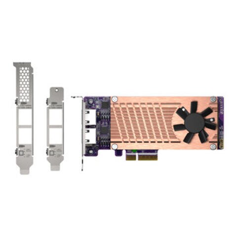QNAP M.2 PCIe SSD + 2ポート 2.5GbE LANカード単体 QM2-2P2G2T ドライブ