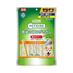 ライオン　ＰＥＴＫＩＳＳ　食後の歯みがきガム　低カロリー　小型犬用　１１０ｇ（約２０本） 関東当日便