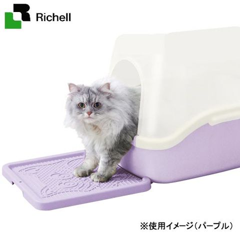 dショッピング |猫砂 リッチェル コロル 猫の砂取りマット ベージュ ...