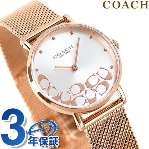 Dショッピング コーチ 腕時計 レディース ペリー 28mm クオーツ Coach シルバー ピンクゴールド カテゴリ の販売できる商品 腕時計のななぷれ ドコモの通販サイト