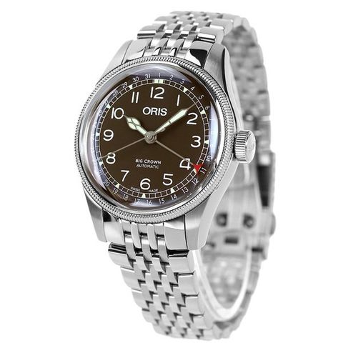 dショッピング |オリス 腕時計 ビッグクラウン ポインターデイト 40mm 