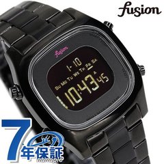セイコー アルバ フュージョン fusion 80's デジタル メンズ レディース 腕時計 AFSM401 SEIKO スクエア オールブラック