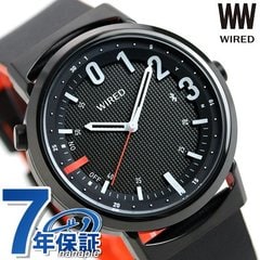 セイコー ワイアード WW ツーダブ Bluetooth メンズ レディース 腕時計 AGAB409 SEIKO WIRED TYPE 02 ブラック 革ベルト 時計
