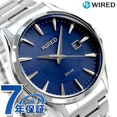 セイコー ワイアード 時計 ソーラー メンズ 腕時計 AGAD411 SEIKO WIRED ブルー