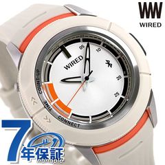 セイコー ワイアード WW ツーダブ Bluetooth メンズ 腕時計 AGAB414 SEIKO WIRED ホワイト 時計
