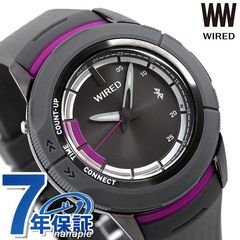 セイコー ワイアード WW ツーダブ Bluetooth メンズ 腕時計 AGAB416 SEIKO WIRED グレー 時計