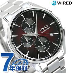 セイコー ワイアード SEIKO WIRED トウキョウソラ クロノグラフ メンズ 腕時計 AGAT439 ワインレッド