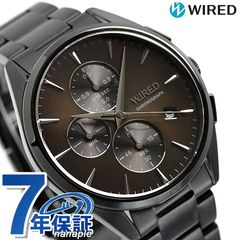 セイコー ワイアード SEIKO WIRED トウキョウソラ クロノグラフ メンズ 腕時計 AGAT441 ブラウン×ブラック