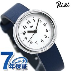 セイコー アルバ リキ レディース 腕時計 革ベルト アラビア数字 AKQK448 SEIKO ALBA Riki ホワイト×ブルー