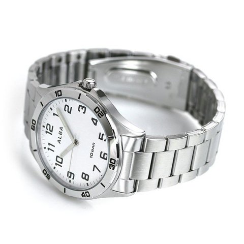 dショッピング |セイコー アルバ メンズ 腕時計 ホワイト クオーツ 