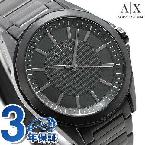dショッピング |アルマーニ 時計 メンズ オールブラック 黒 AX2620 