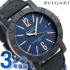 ブルガリ 時計 ブルガリブルガリ カーボンゴールド 40mm 自動巻き メンズ 腕時計 BBP40C3CGLD BVLGARI ブルー