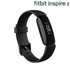 fitbit Inspire2 スマートウォッチ 消費カロリー 心拍数 メンズ レディース FB418BKBK フィットビット 腕時計