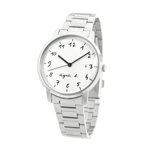 Dショッピング アニエスベー 時計 メンズ カレンダー Fcrk991 Agnes B マルチェロ ホワイト 腕時計 カテゴリ の販売できる商品 腕時計のななぷれ 028fcrk991 ドコモの通販サイト