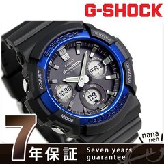 G-SHOCK ベーシック 電波ソーラー メンズ 腕時計 GAW-100B-1A2ER Gショック ブラック×ブルー