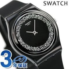 スウォッチ SWATCH レディース 腕時計 SPARKLENIGHT クオーツ GB312 時計 スパークルナイト 34mm オールブラック 黒